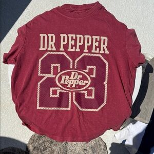 Dr Pepper Women's Burgundy Graphic Tee